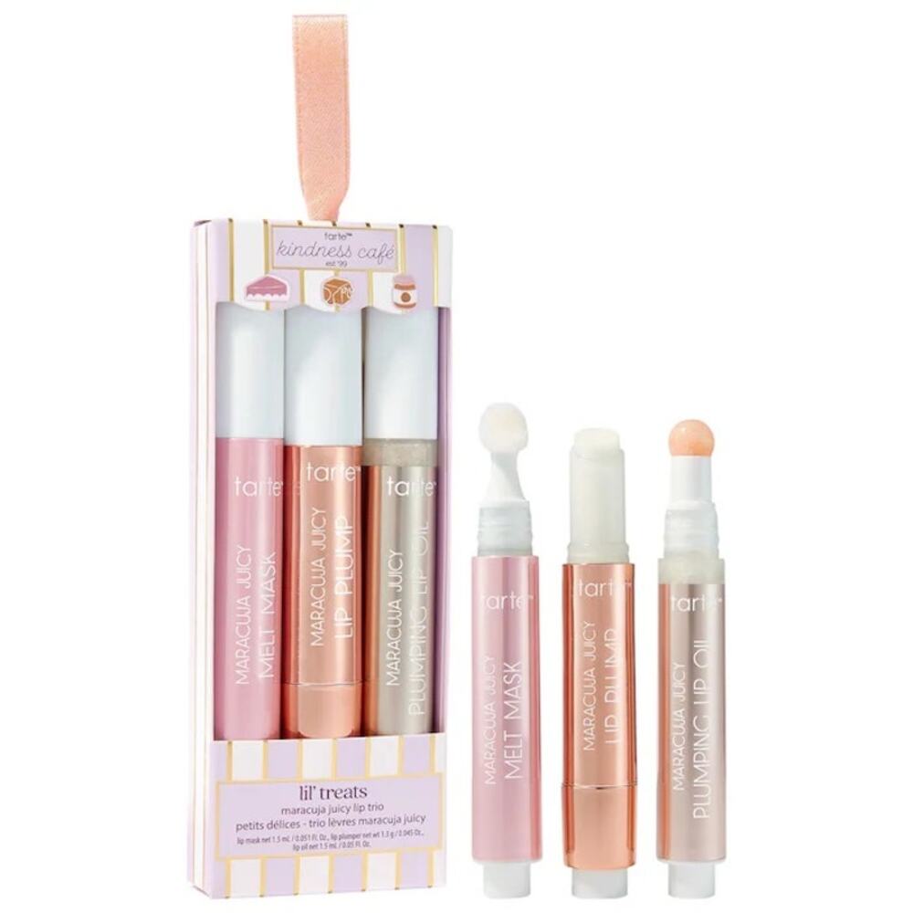 tarte lil' treats maracuja juicy lip trio, limited edition / NIB